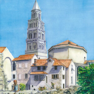 St Dominus Bell Tower in Split, Croatia