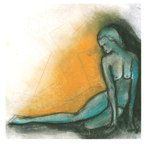Charcoal and Chalk Print