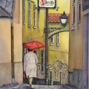 Link to product page and larger view of image for Devils Night Club painting